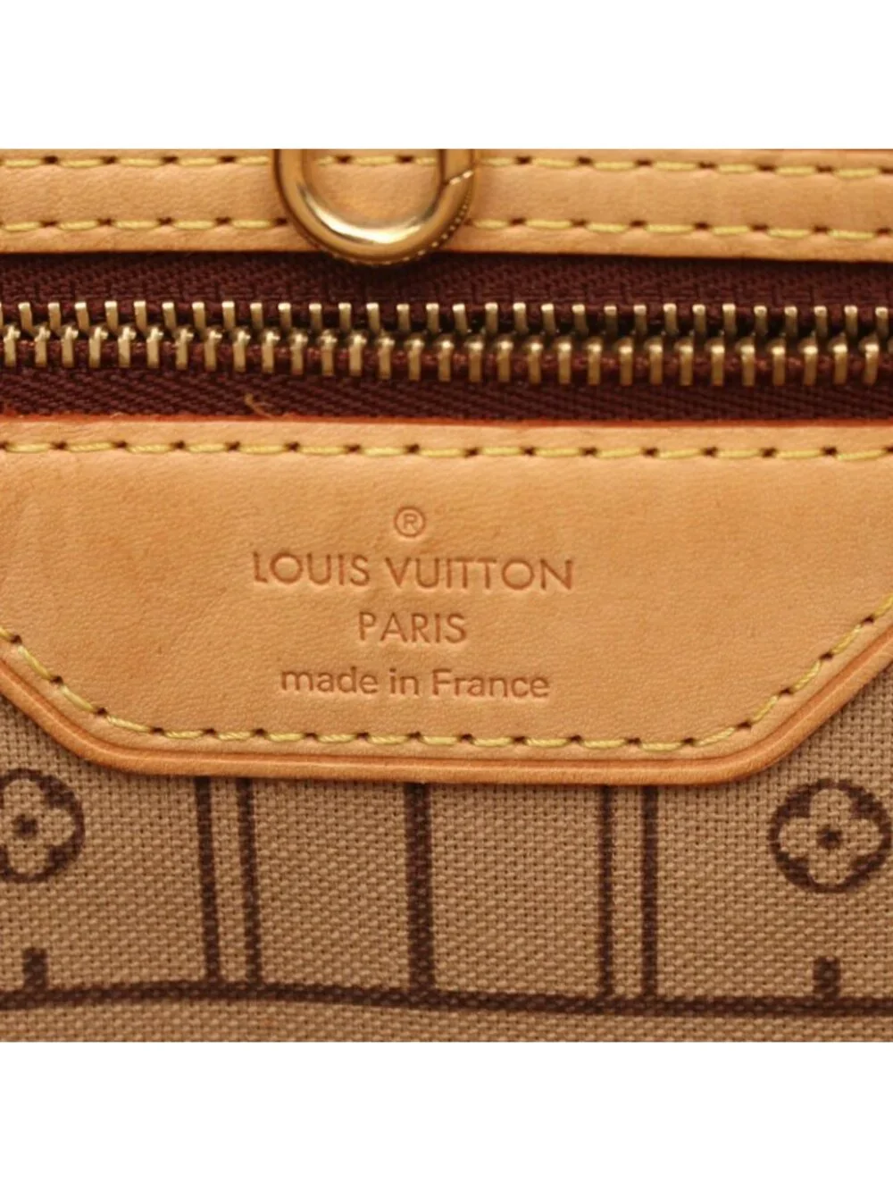 Louis Vuitton Tote Neverfull MM Canvas Leather